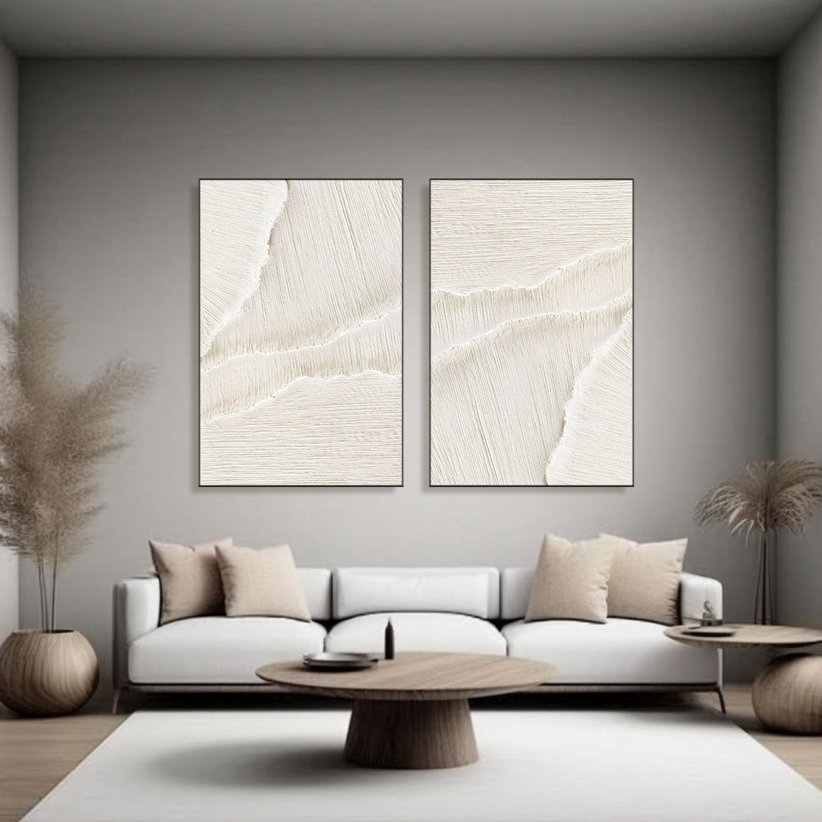 Plaster Painting "Divide"