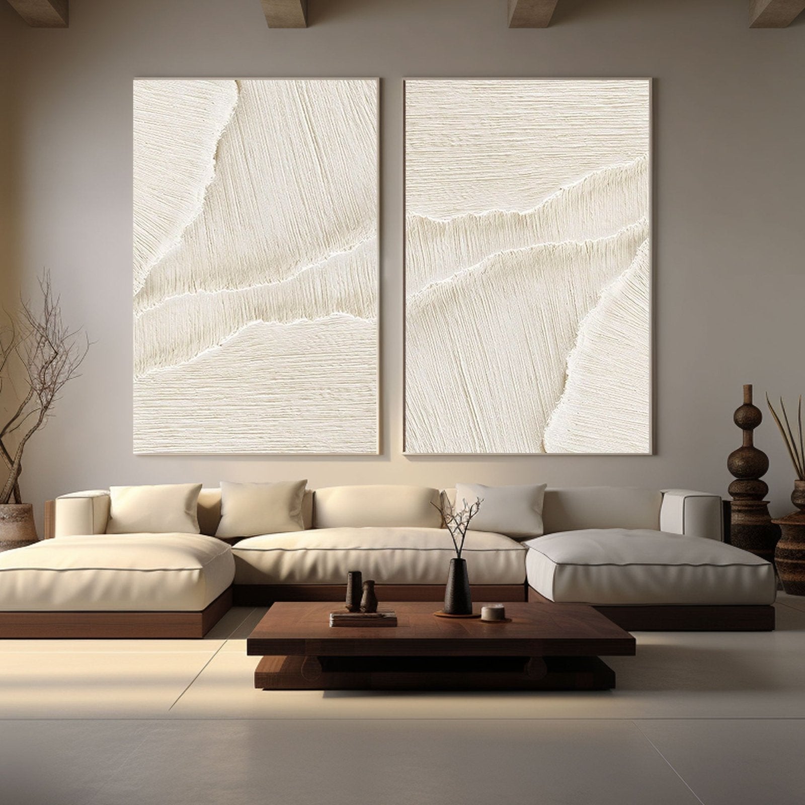 Plaster Painting "Divide"