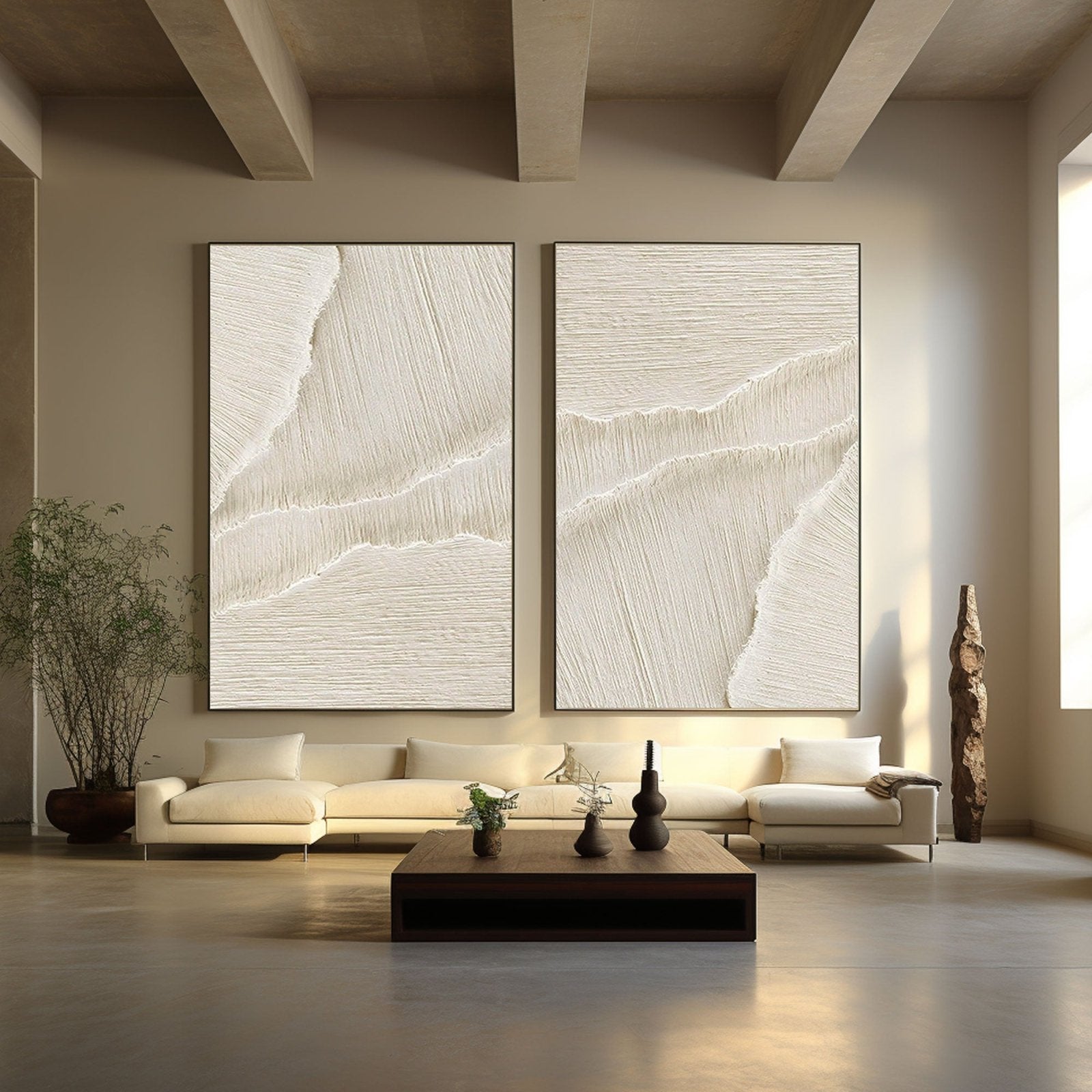 Plaster Painting "Divide"
