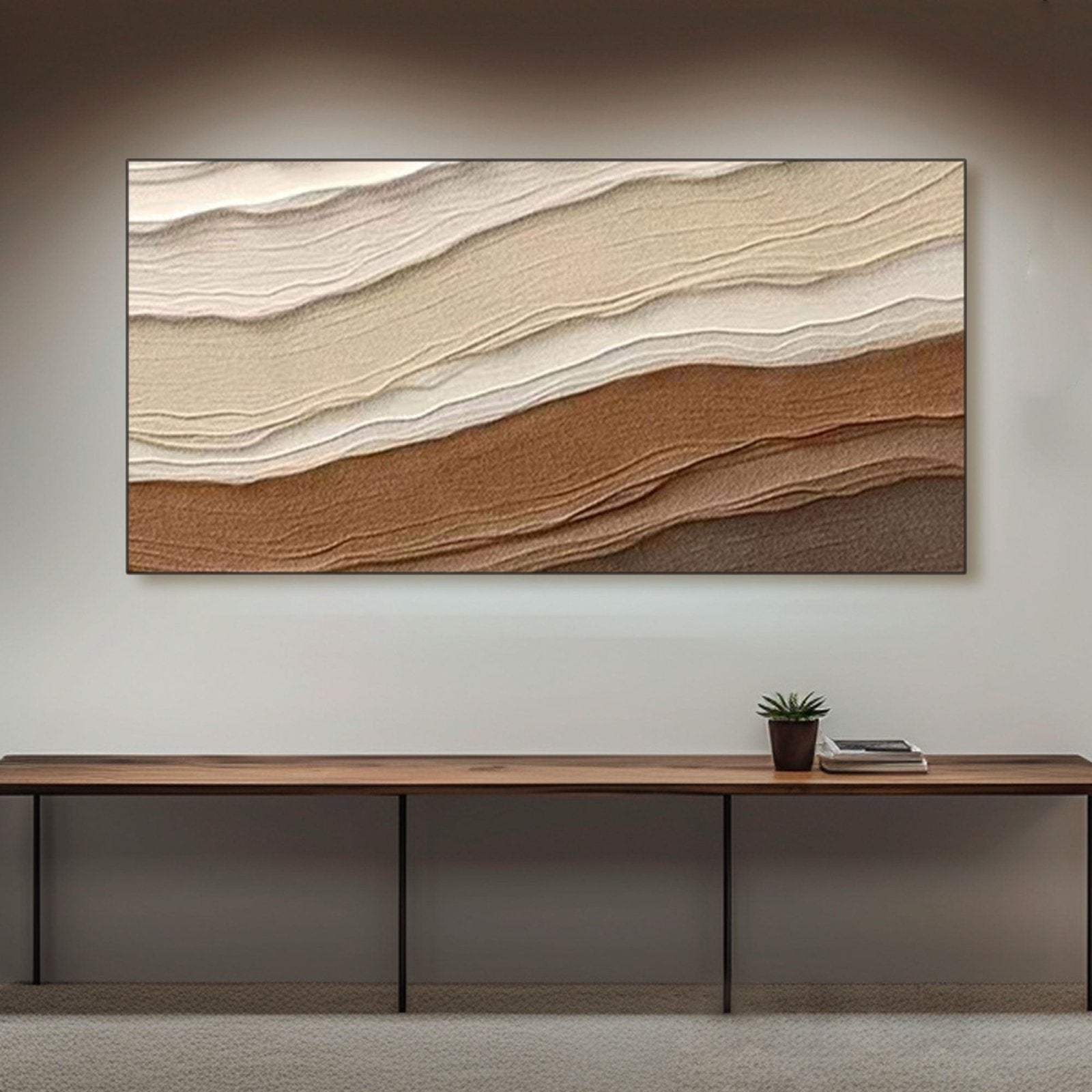 Plaster Painting "Earthen Rhythms"