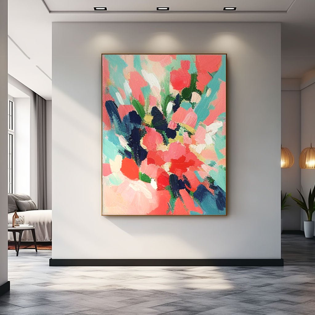 Gipsmaleri "Éclat de Fleurs"
