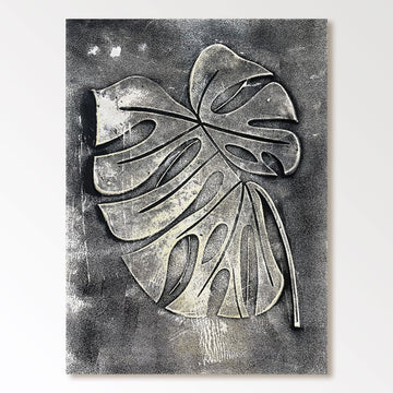 Plaster Painting "Élodie Cendre“