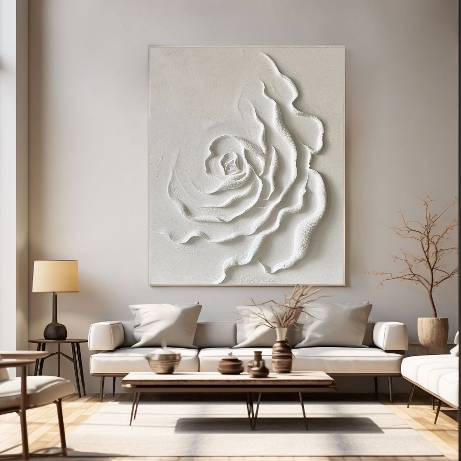 Gipsmaleri "Evig blomst"