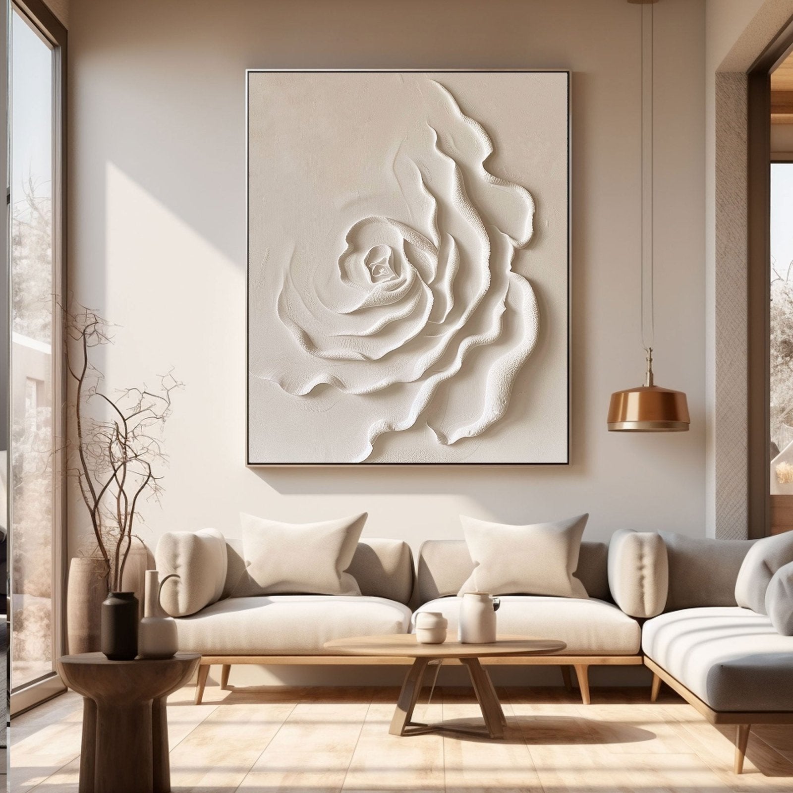 Gipsmaleri "Evig blomst"