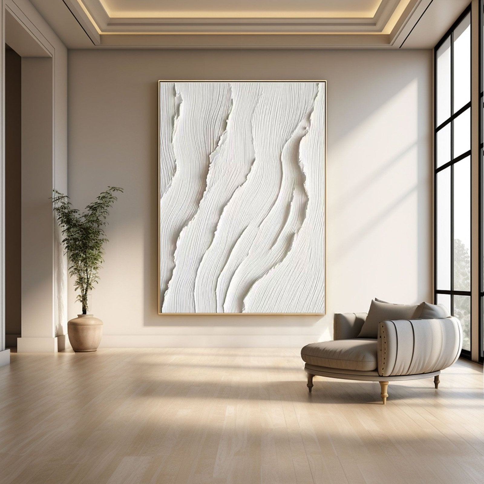 Plaster Painting  "Eternal Flow"