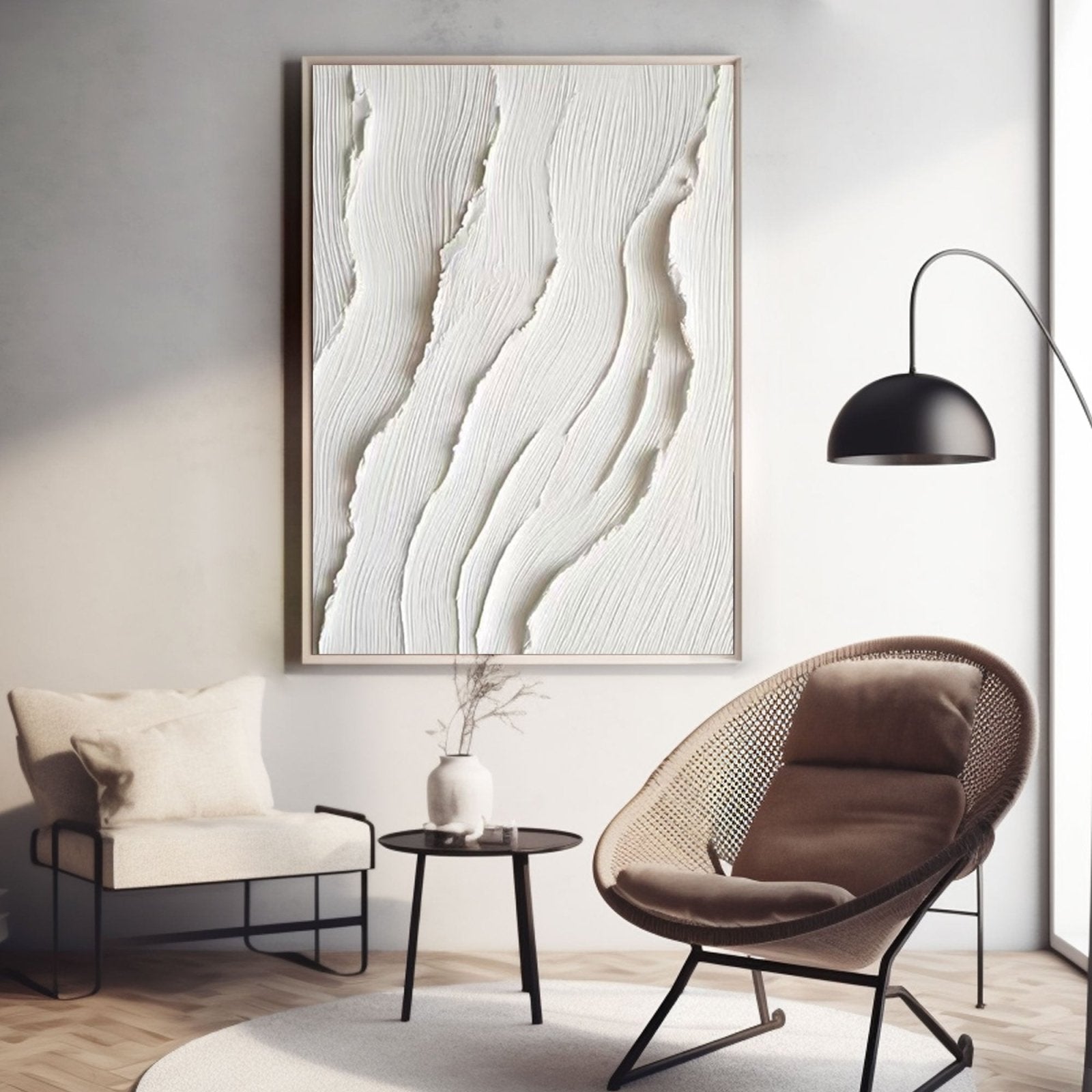 Plaster Painting  "Eternal Flow"