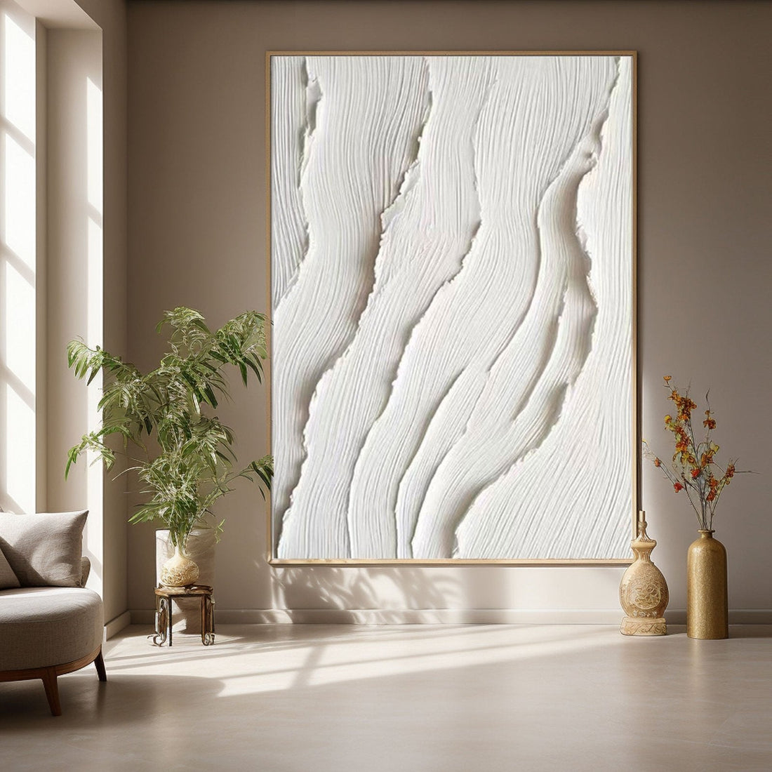 Plaster Painting  "Eternal Flow"