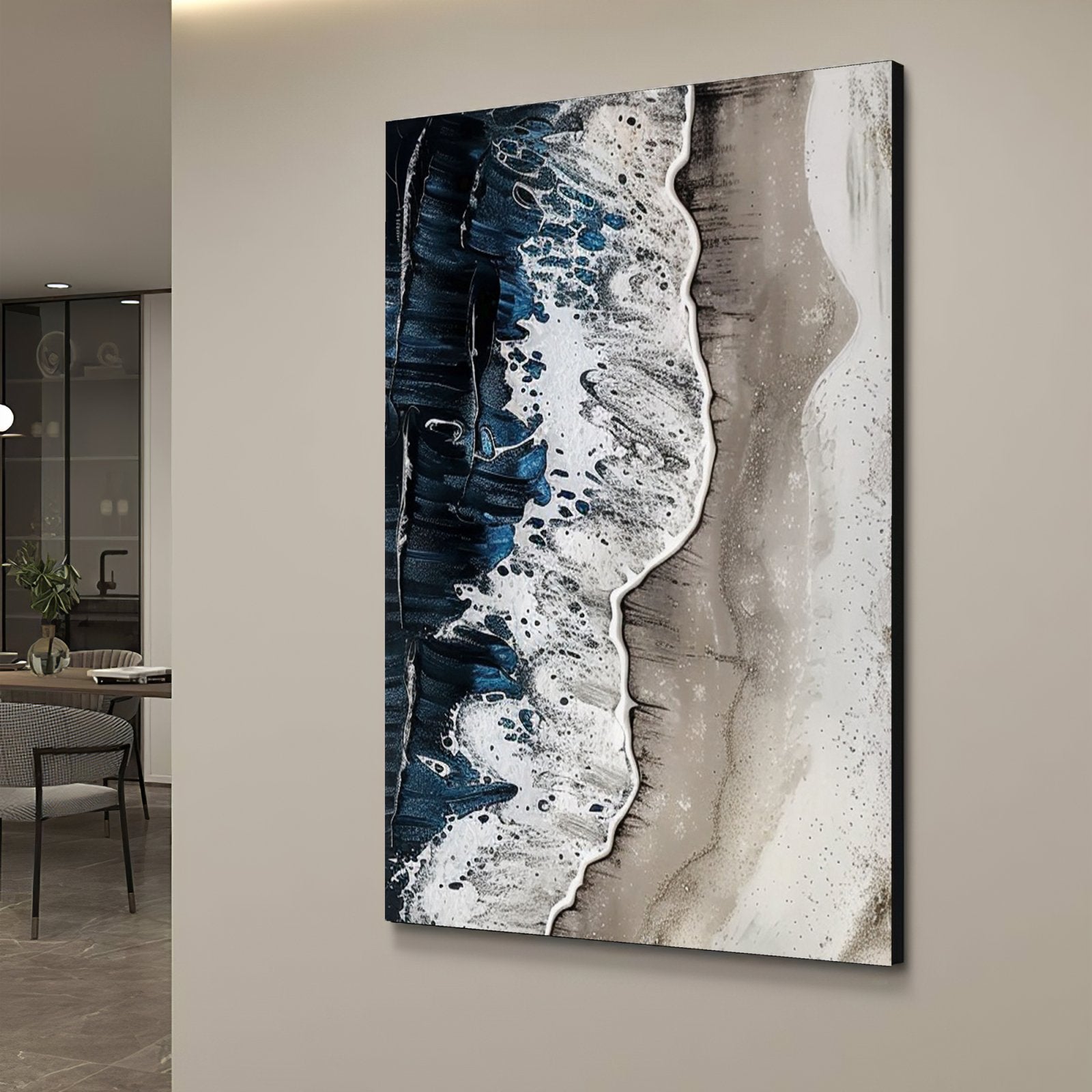Plaster Painting "Eternal Waves"