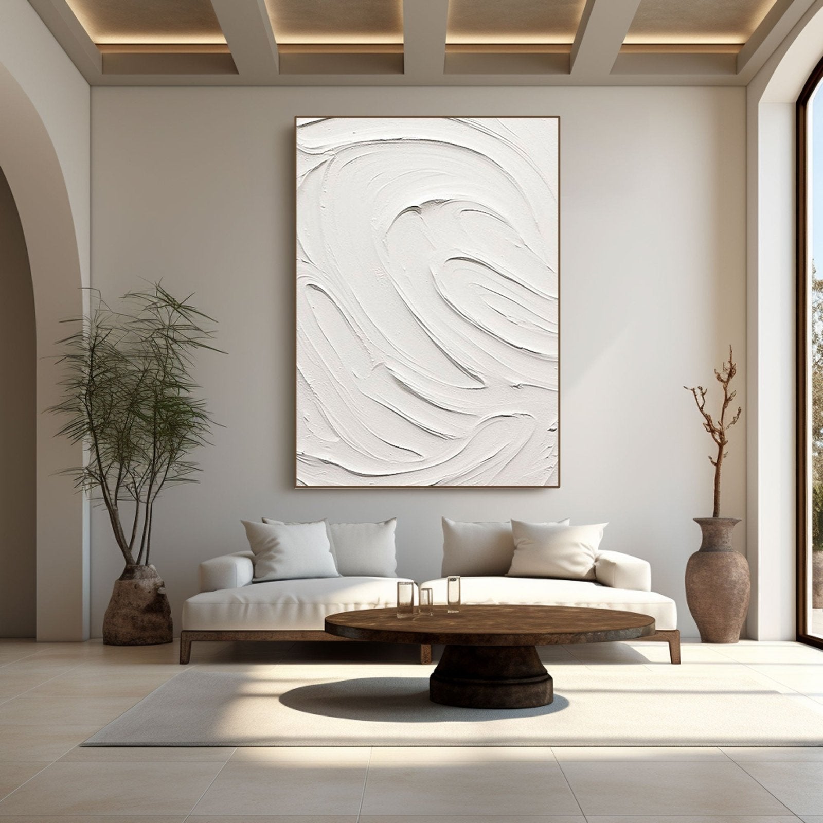 Plaster Painting "Eternal Whirl"