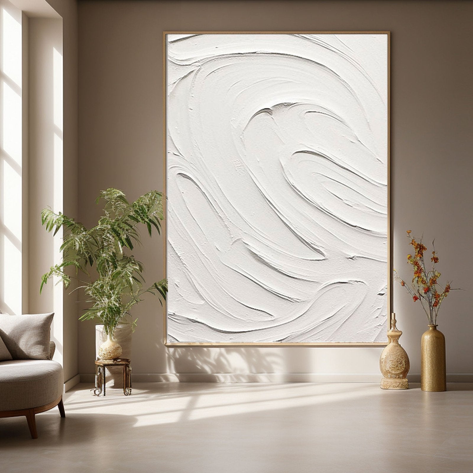 Plaster Painting "Eternal Whirl"