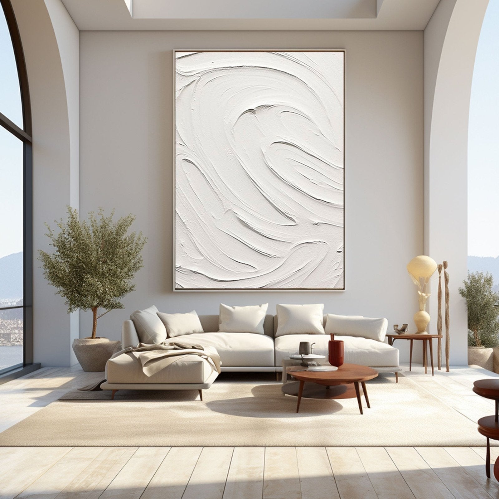 Plaster Painting "Eternal Whirl"