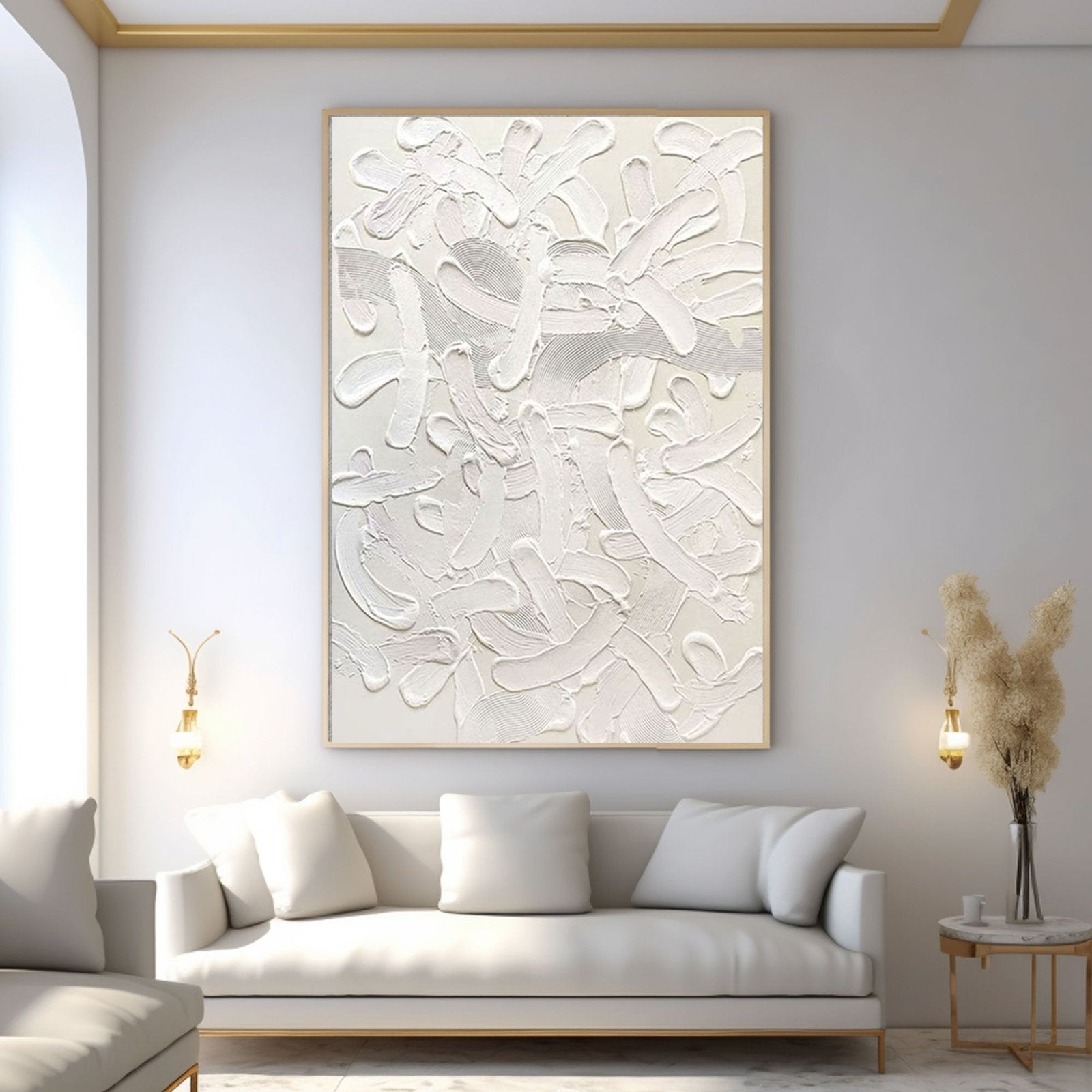 Plaster Painting "Ethereal Dance"