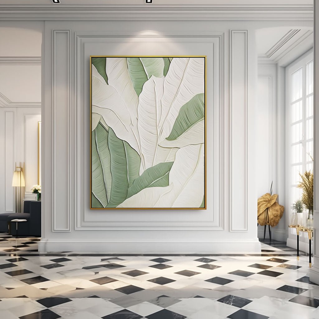 Plaster Painting "Forêt en Éveil"