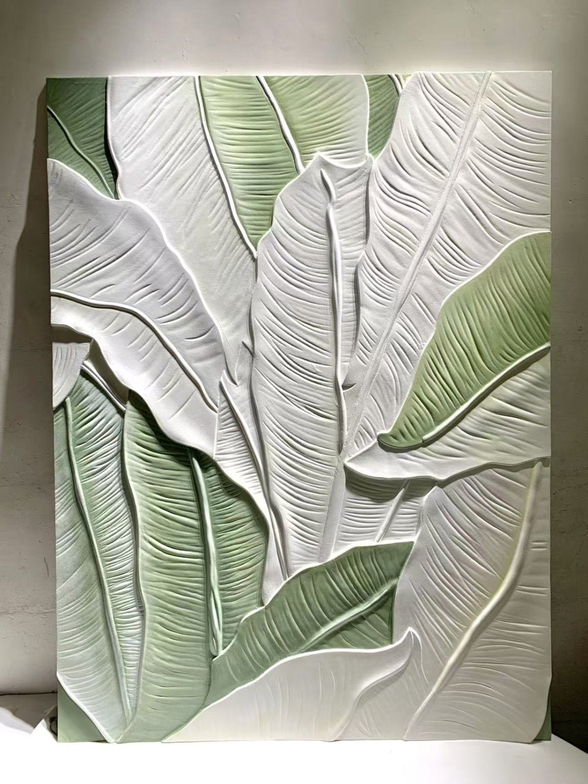 Plaster Painting "Forêt en Éveil"