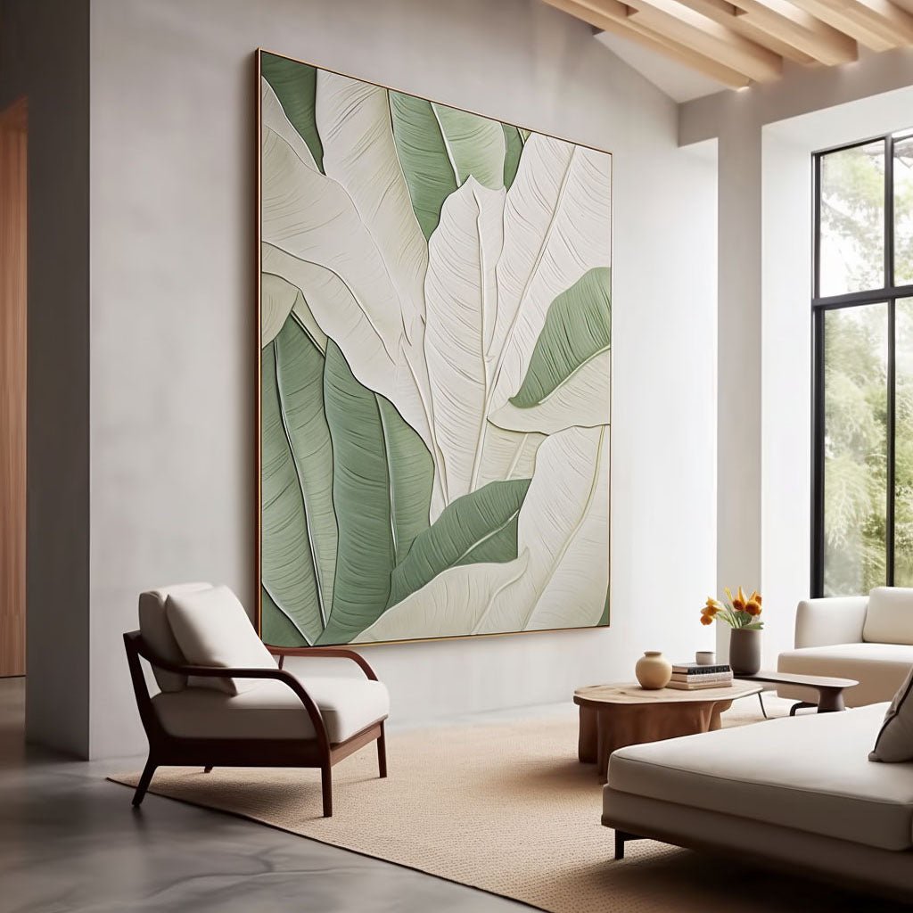 Plaster Painting "Forêt en Éveil"