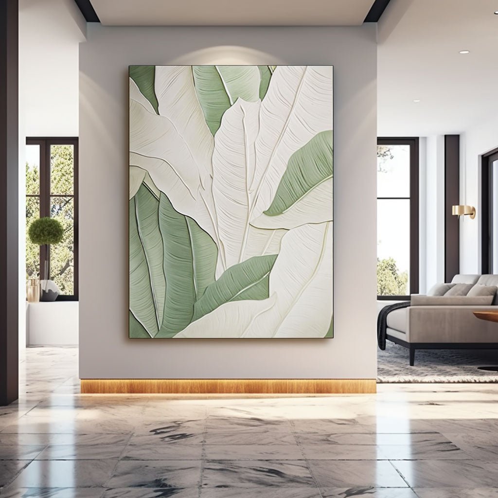 Plaster Painting "Forêt en Éveil"