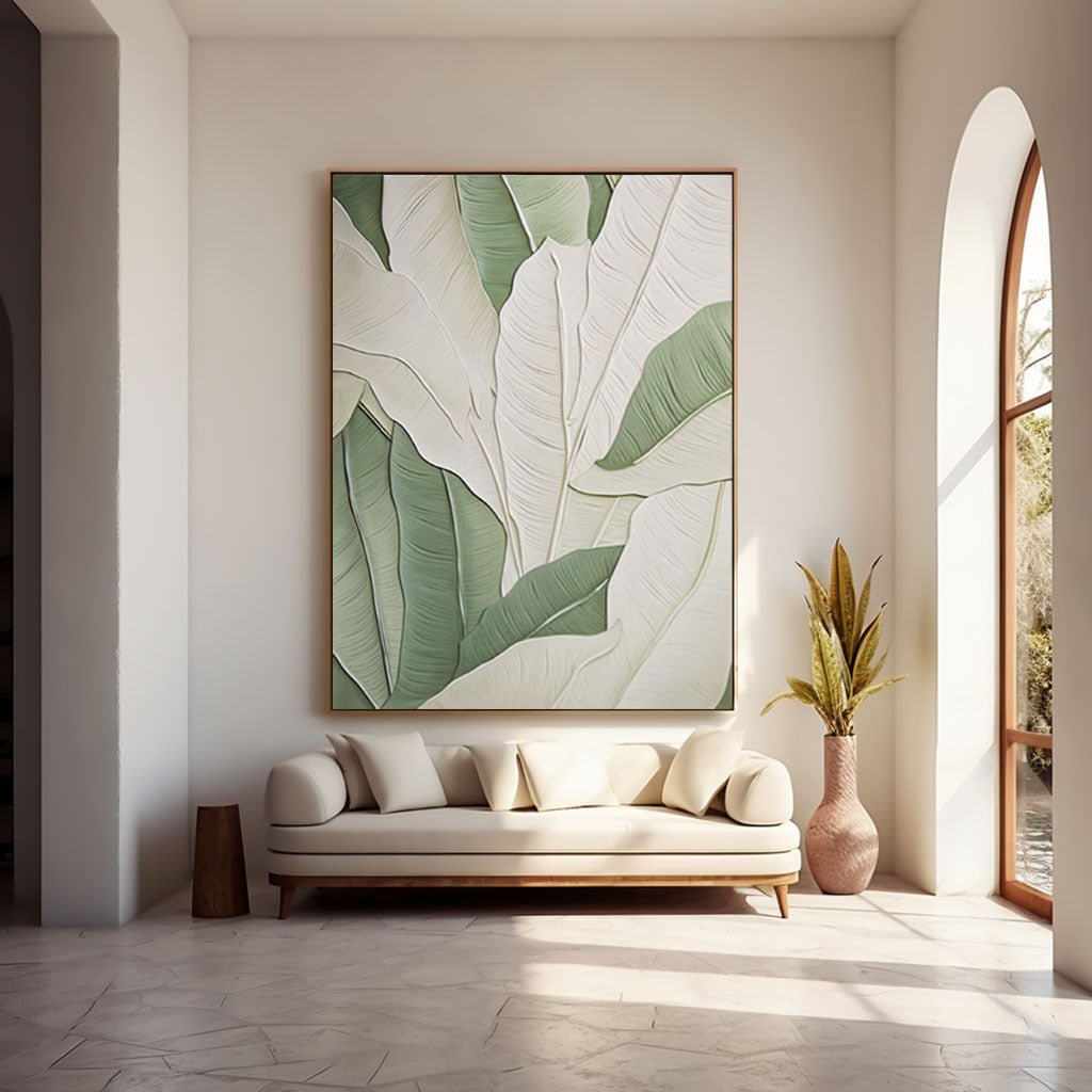 Plaster Painting "Forêt en Éveil"