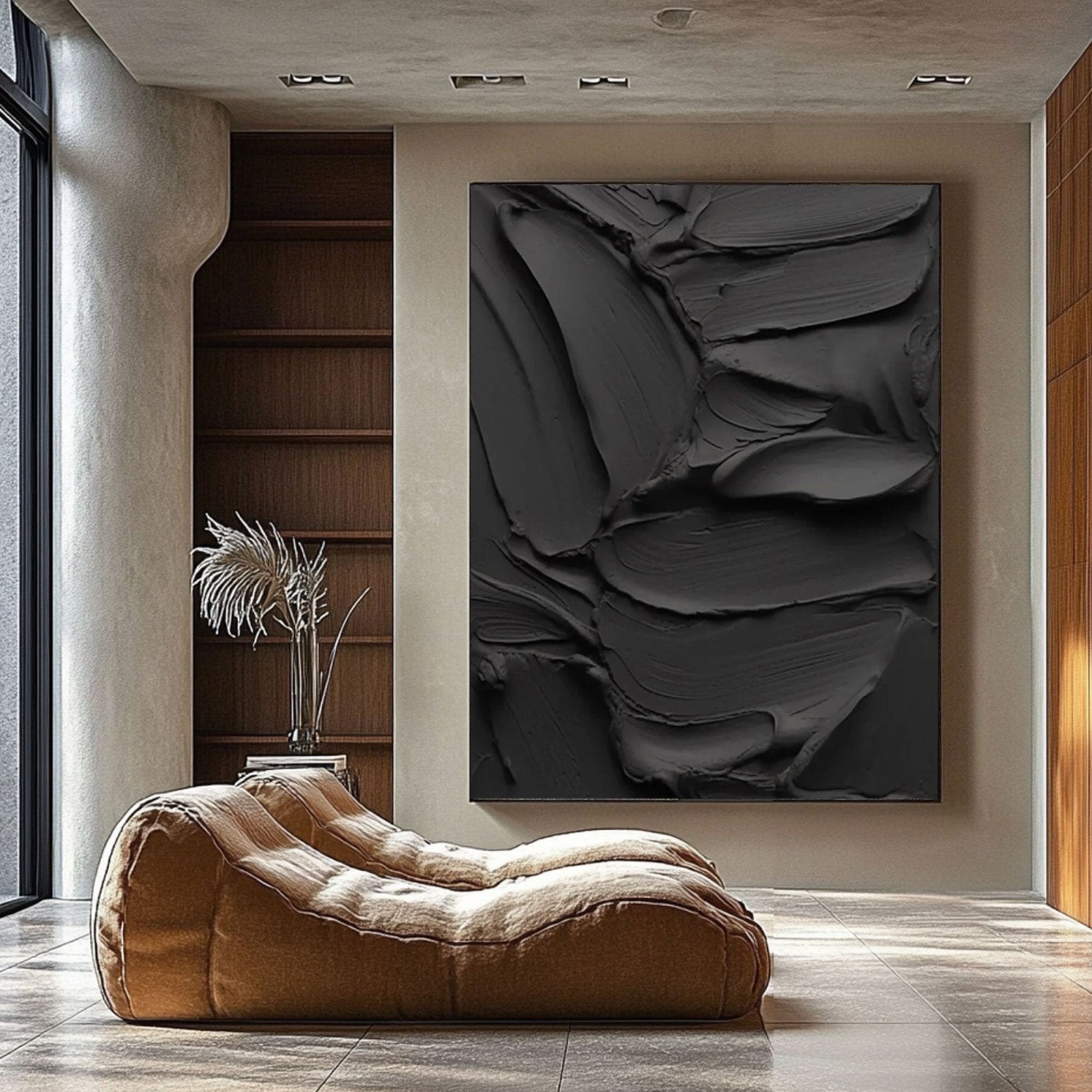 Gipsmaleri "Former i relief"