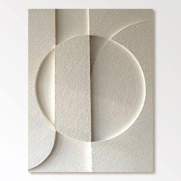 Gipsmaleri "Géométrie Tactile"
