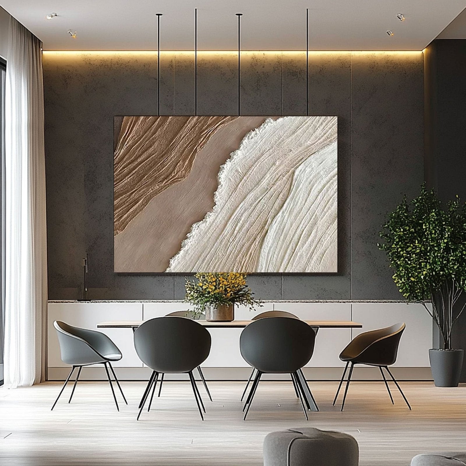 Plaster Painting "Linéveil“