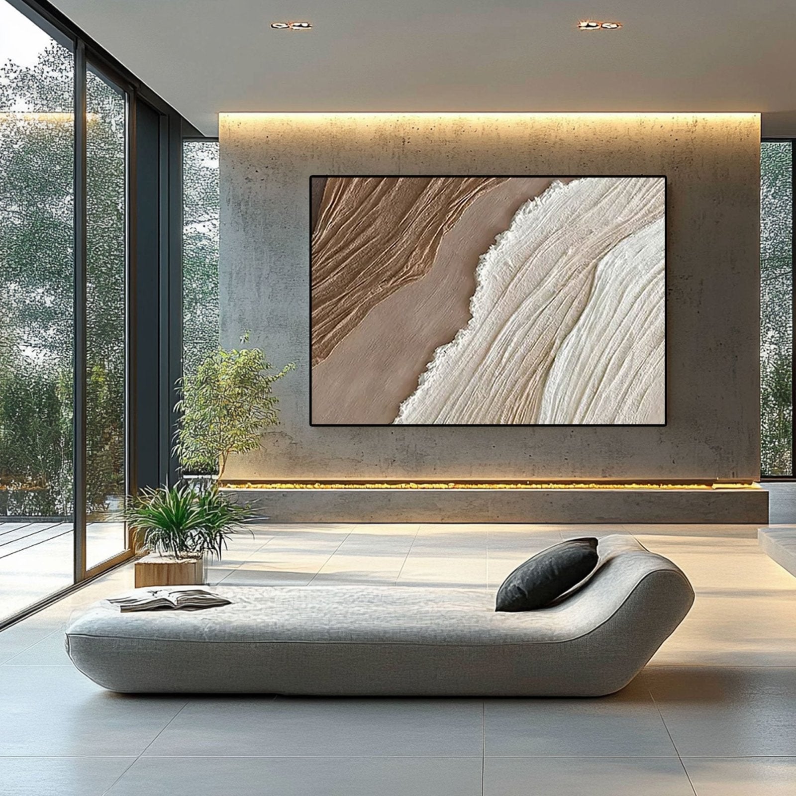 Plaster Painting "Linéveil“
