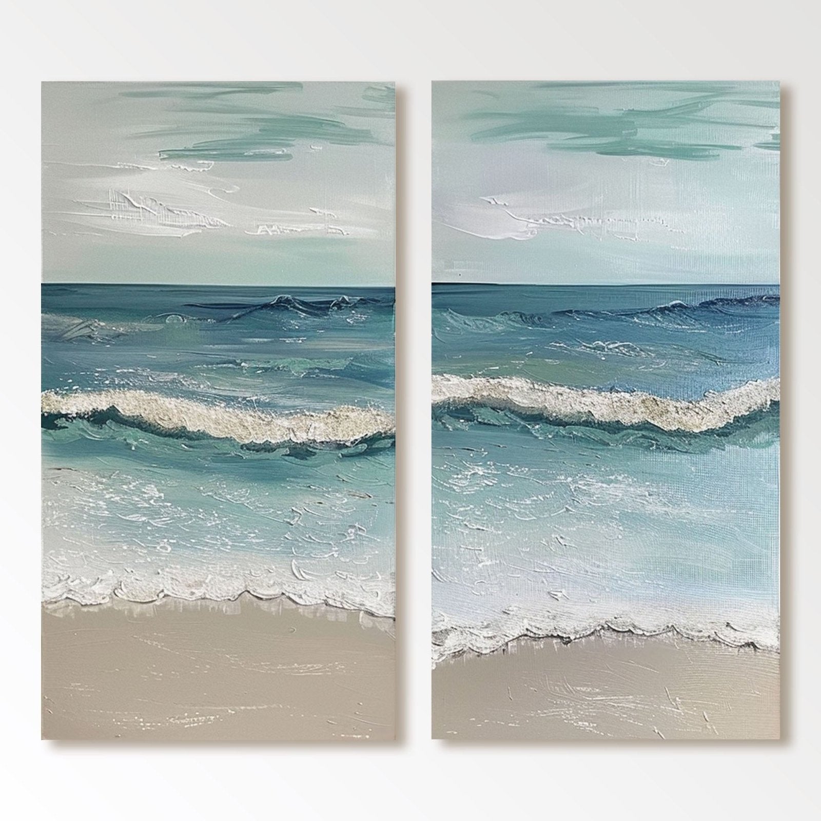 Gipsgemälde „Ocean’s Serenity“