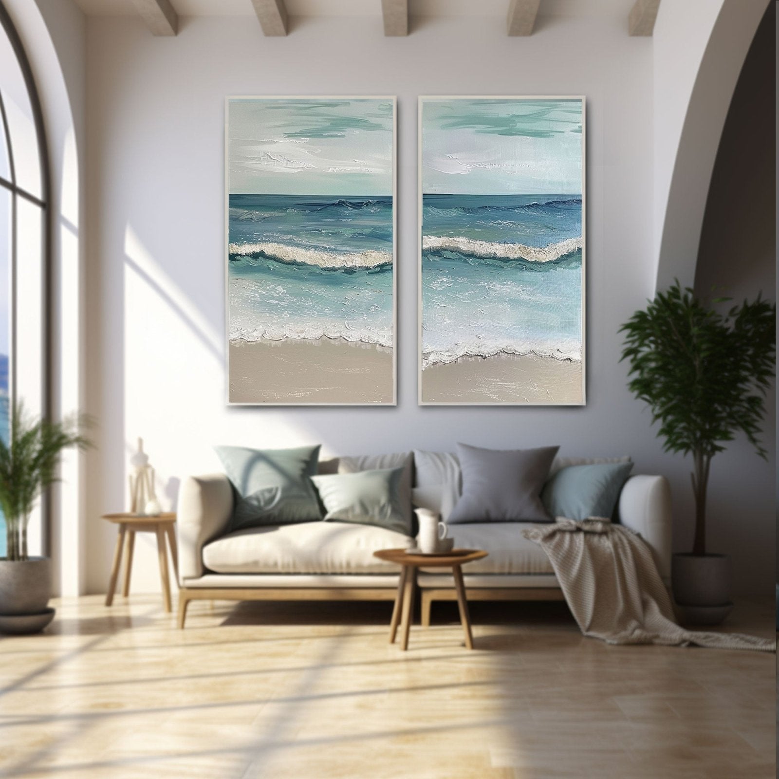Gipsgemälde „Ocean’s Serenity“