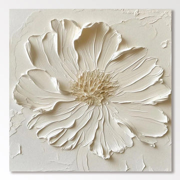 Plaster Painting "Pétalo Eterno”