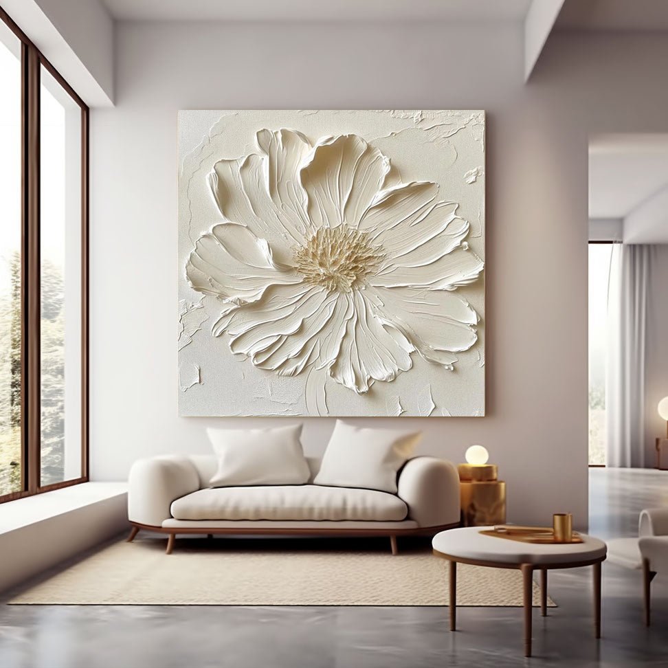 Plaster Painting "Pétalo Eterno”