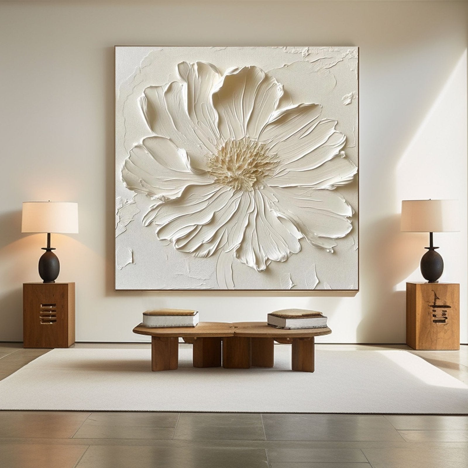 Plaster Painting "Pétalo Eterno”