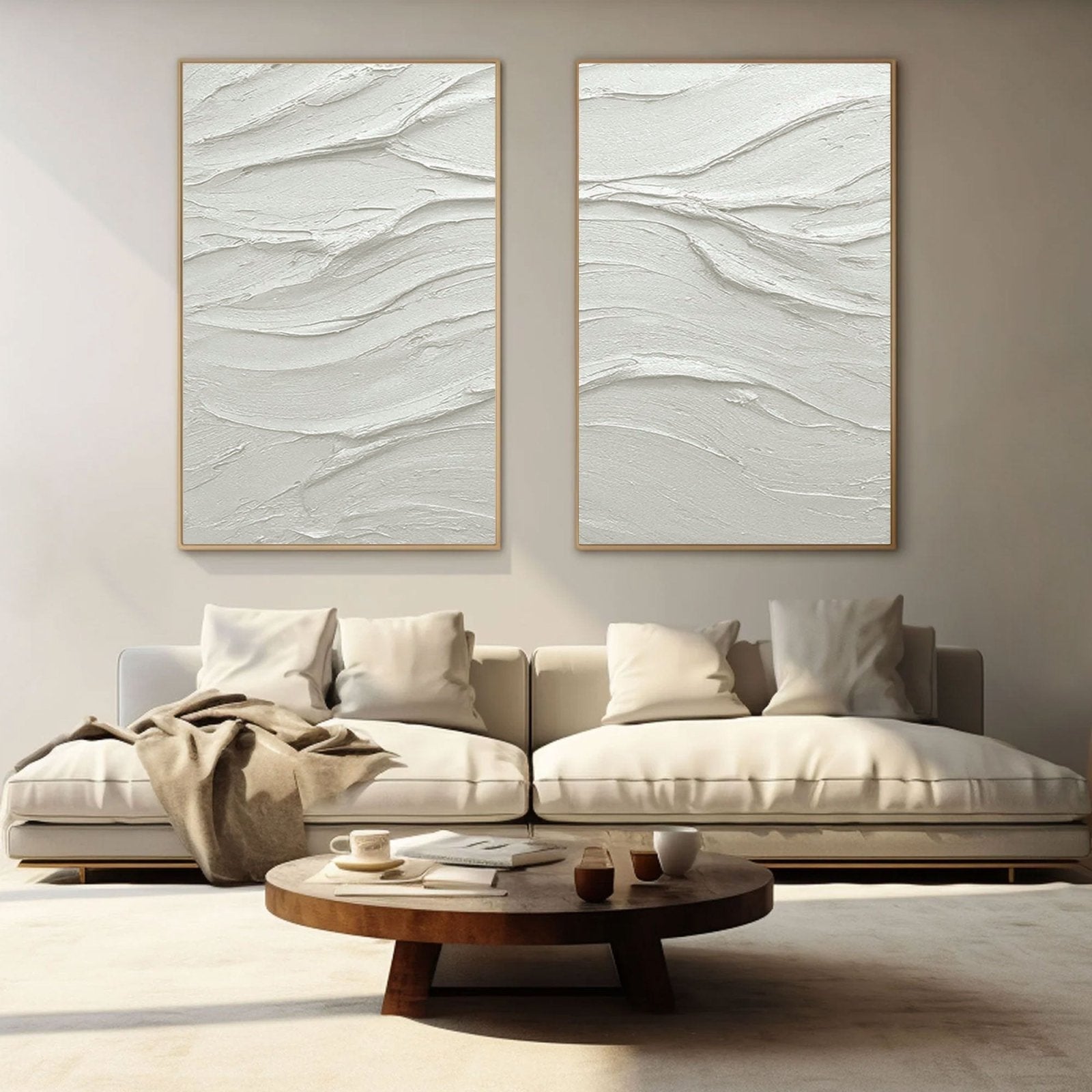 Plaster Painting "Quiet Grace"