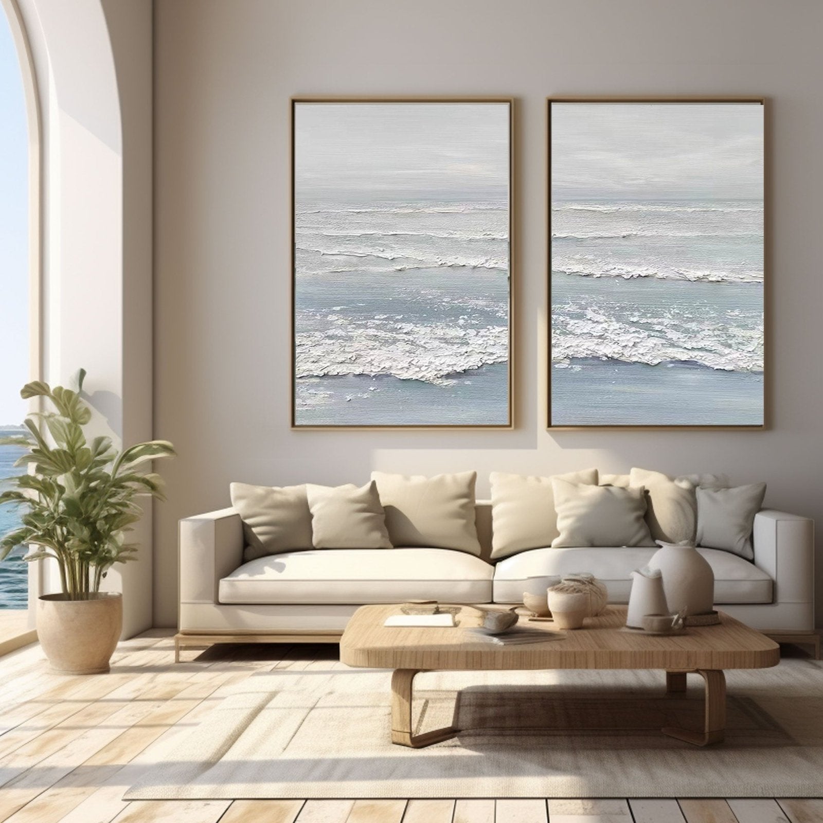 Gipsgemälde „Heiliger Horizont“