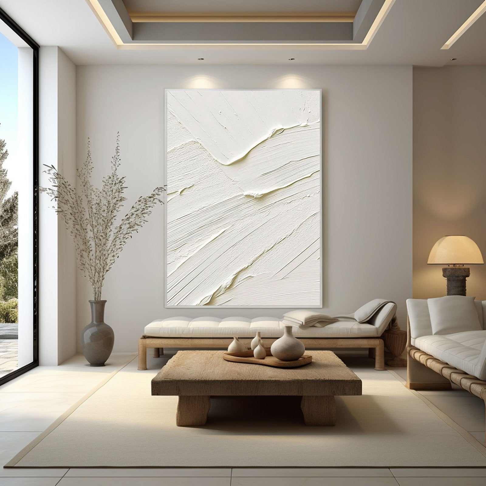 Plaster Painting "Silent Serenade"