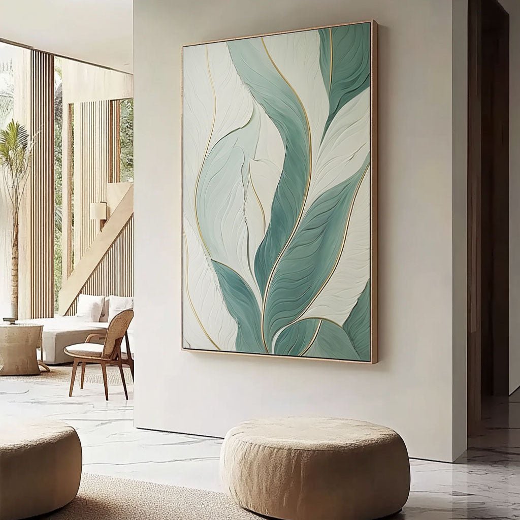 Plaster Painting "Souffle de Nature"