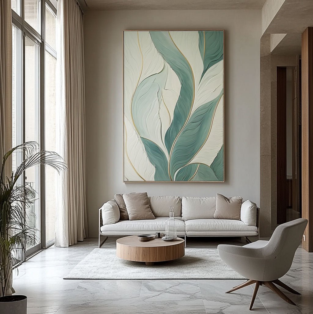 Plaster Painting "Souffle de Nature"