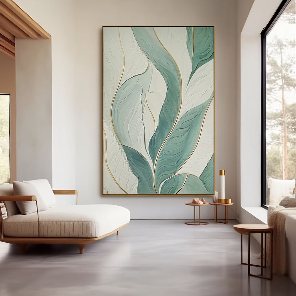 Plaster Painting "Souffle de Nature"