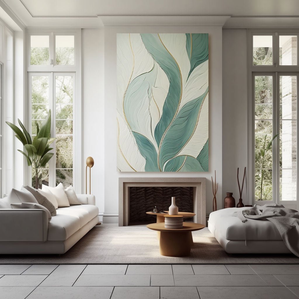 Plaster Painting "Souffle de Nature"