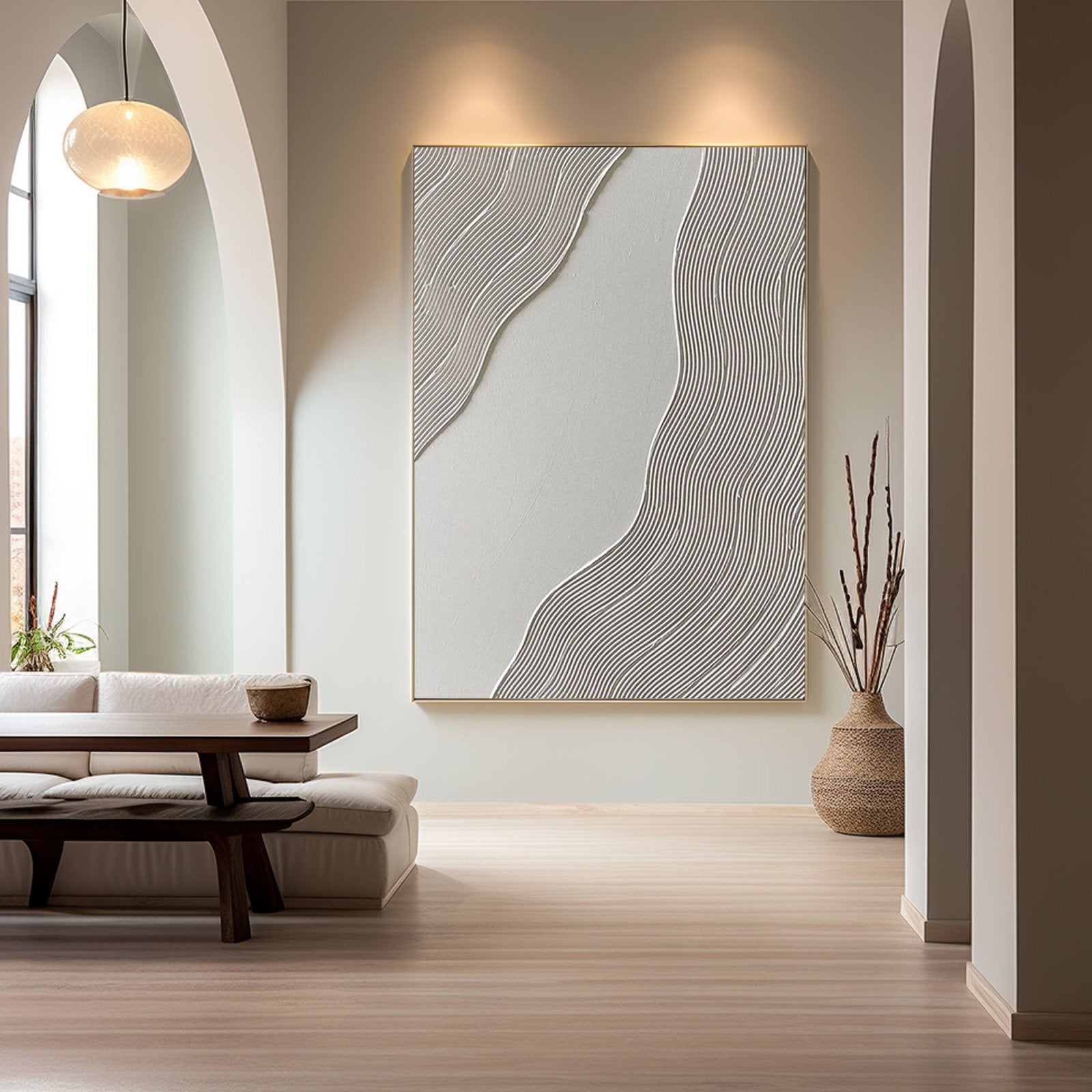 Plaster Painting "Streamline"