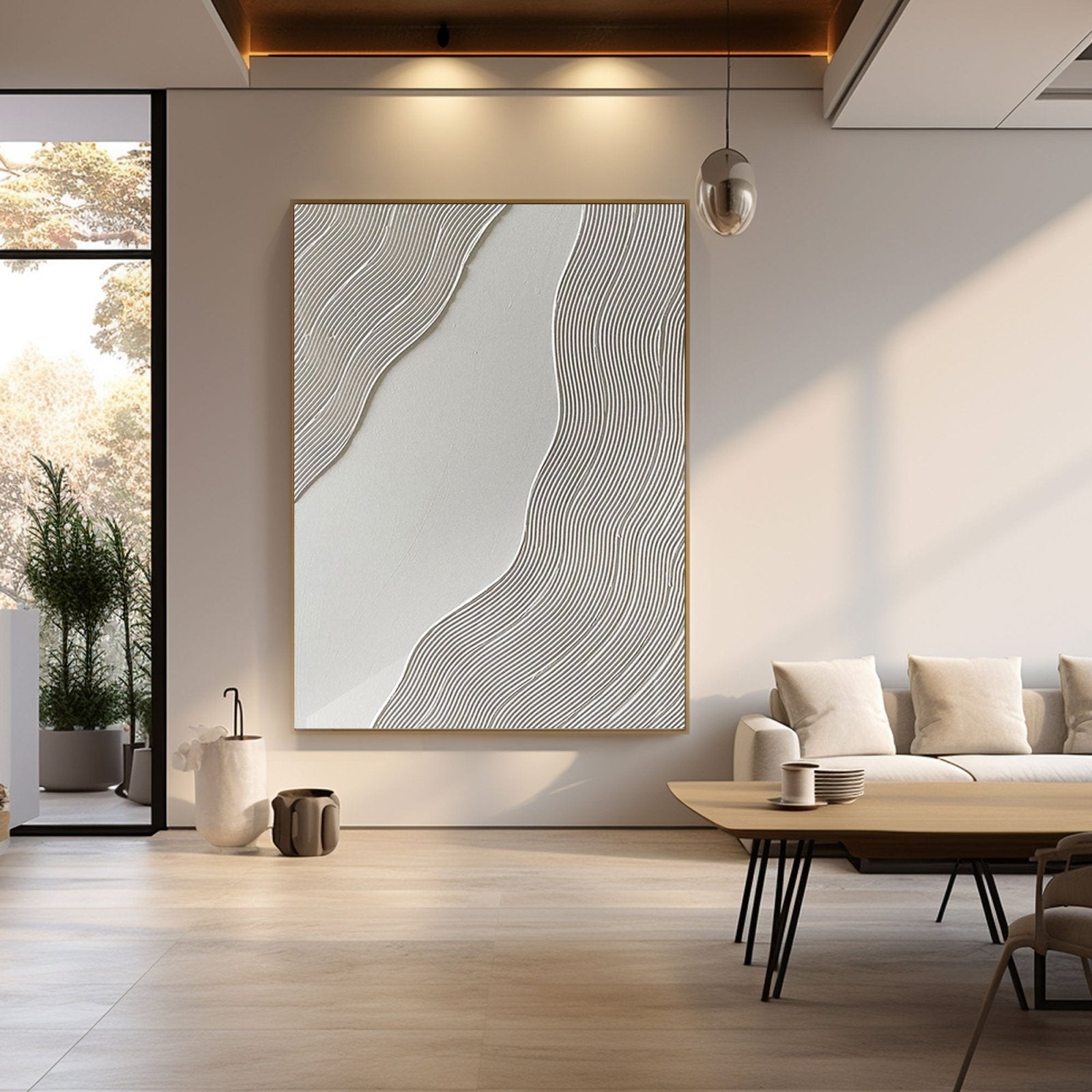 Plaster Painting "Streamline"