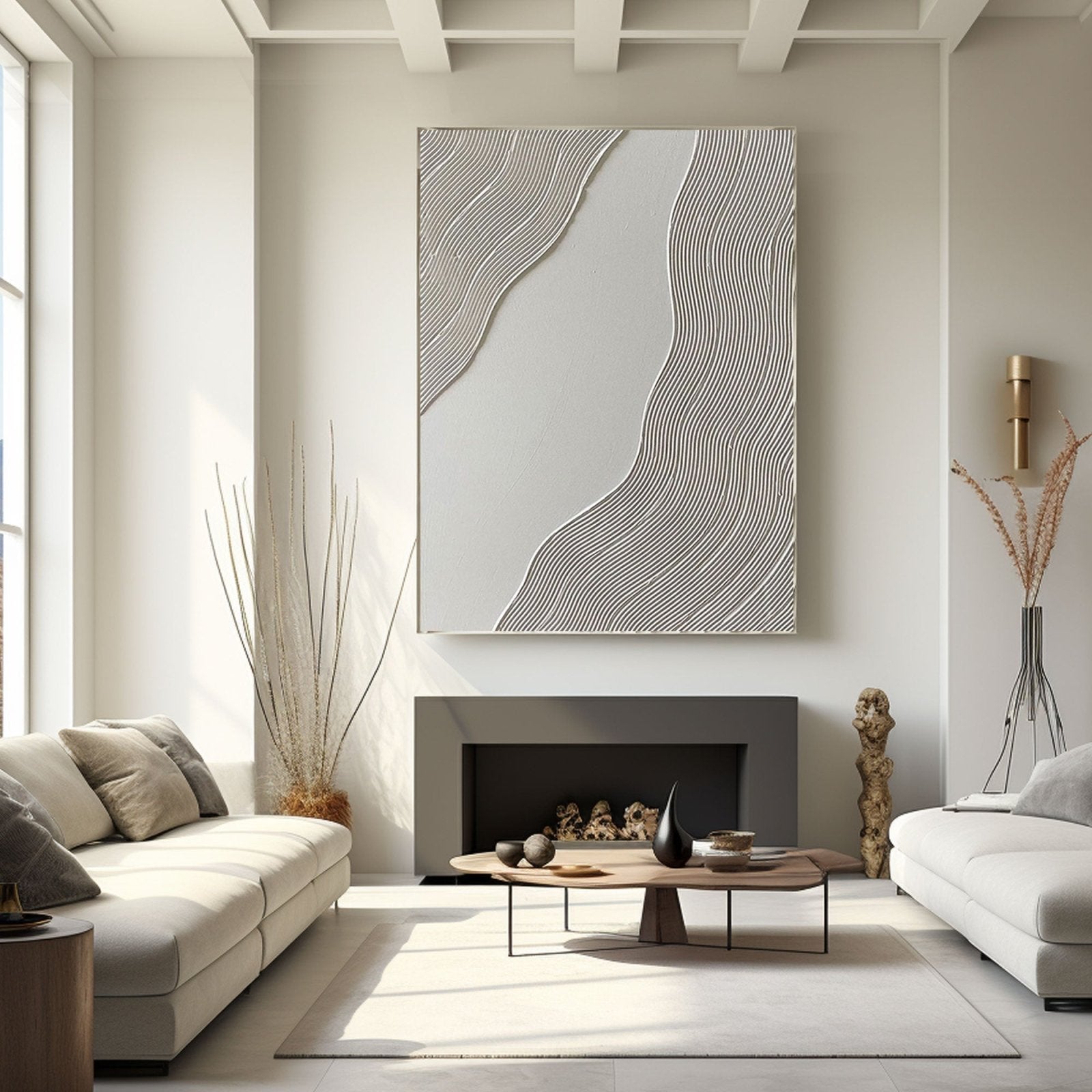 Plaster Painting "Streamline"