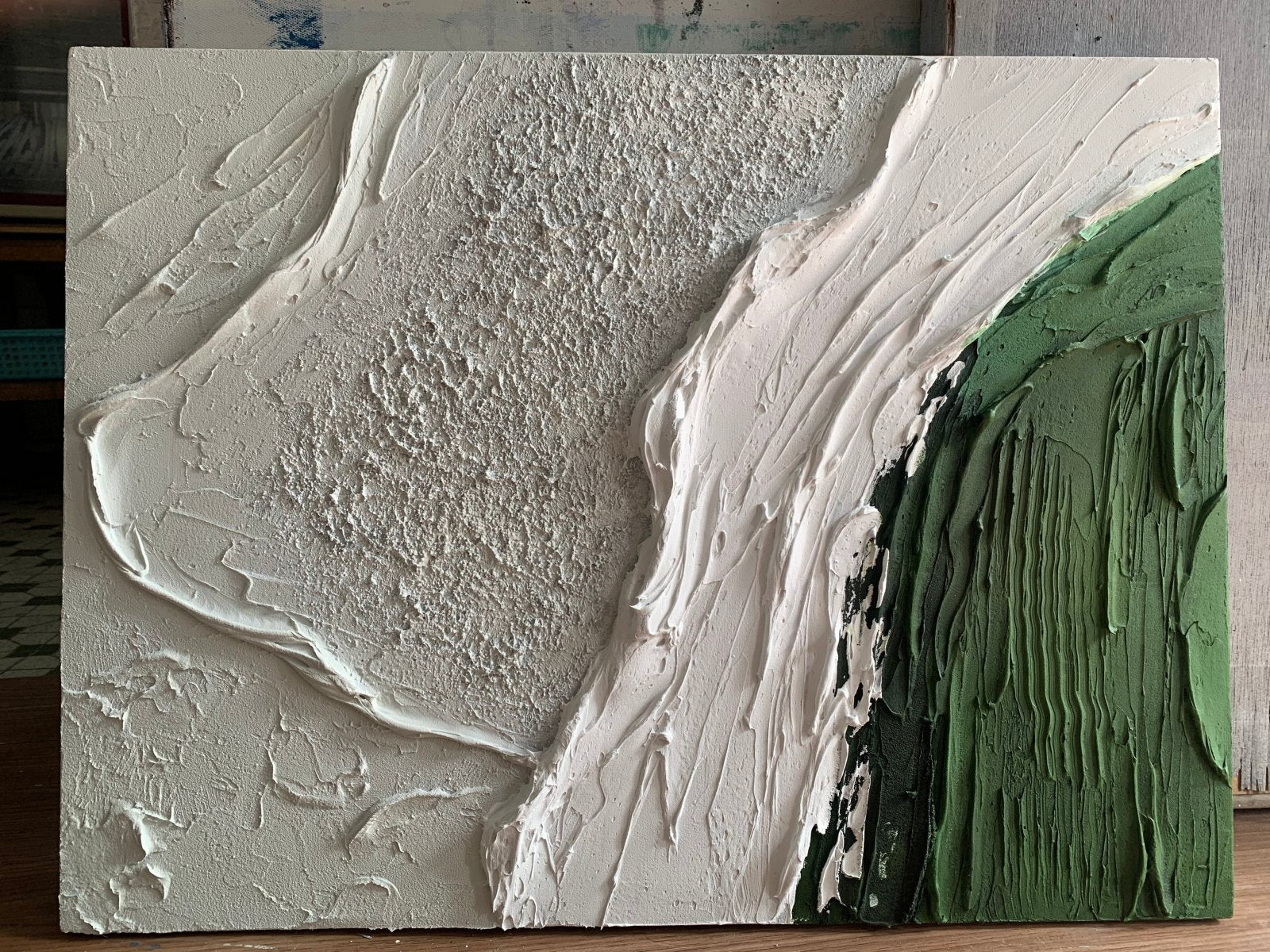 Plaster Painting "Textures of Nature"