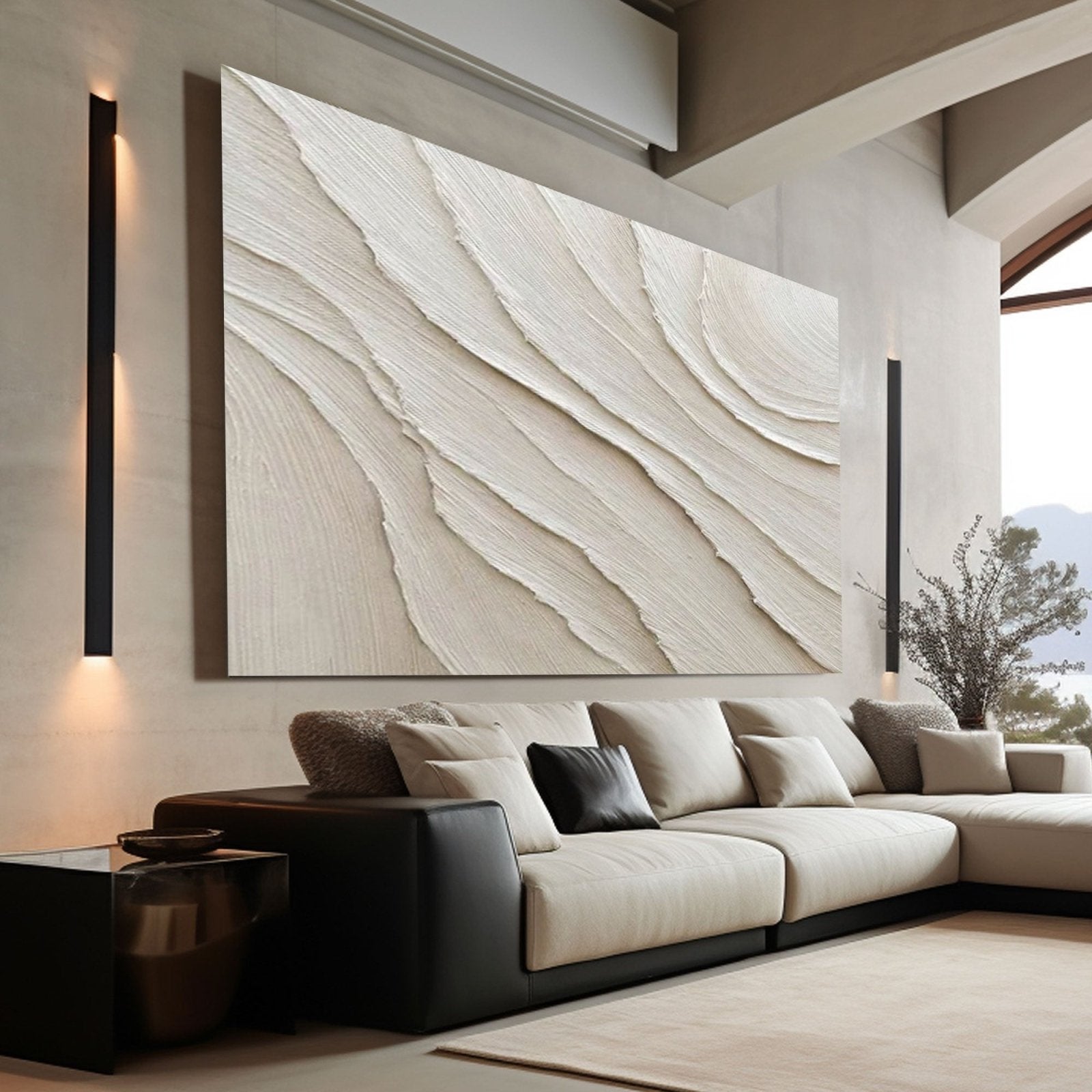 Plaster Painting "Vague"