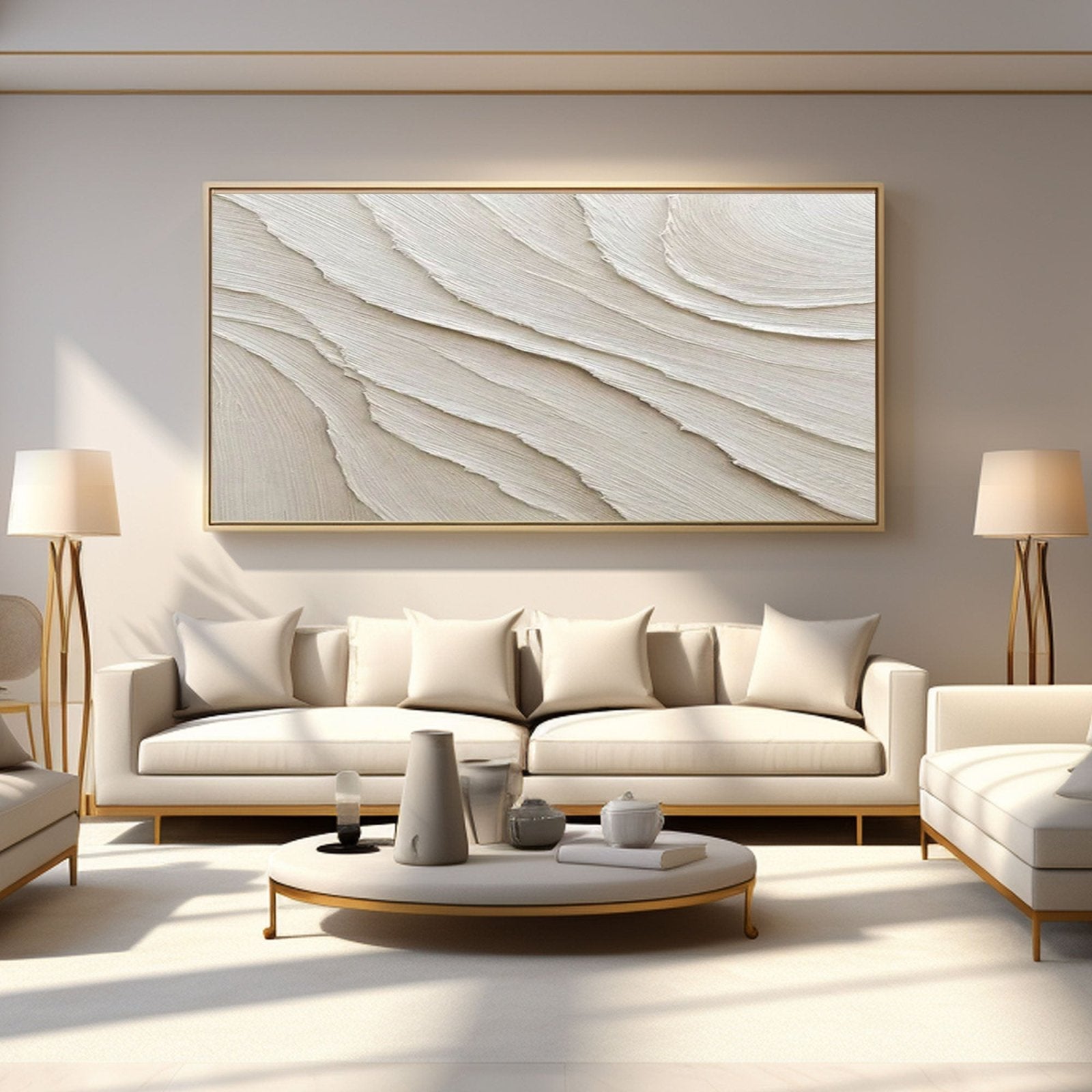 Plaster Painting "Vague"
