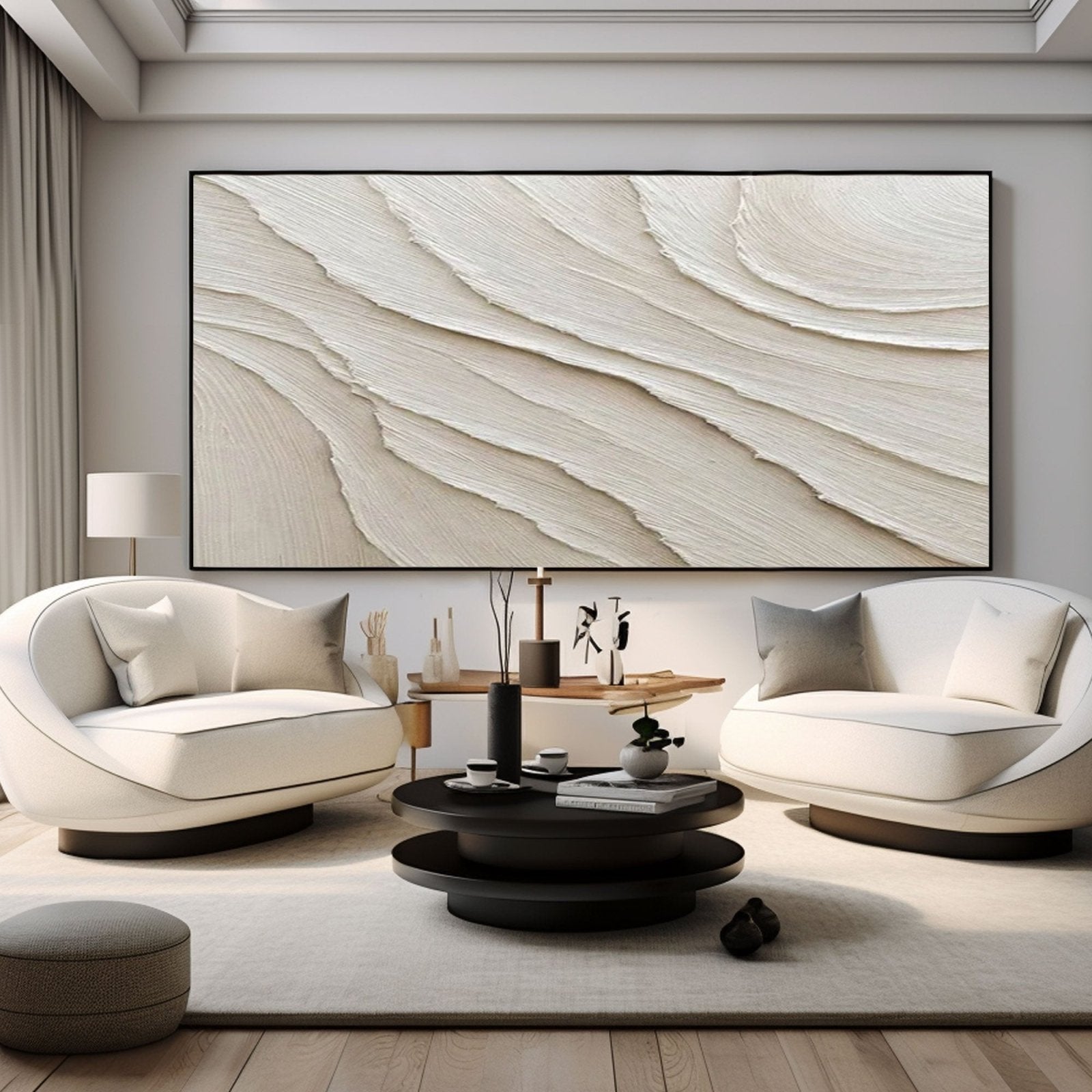 Plaster Painting "Vague"