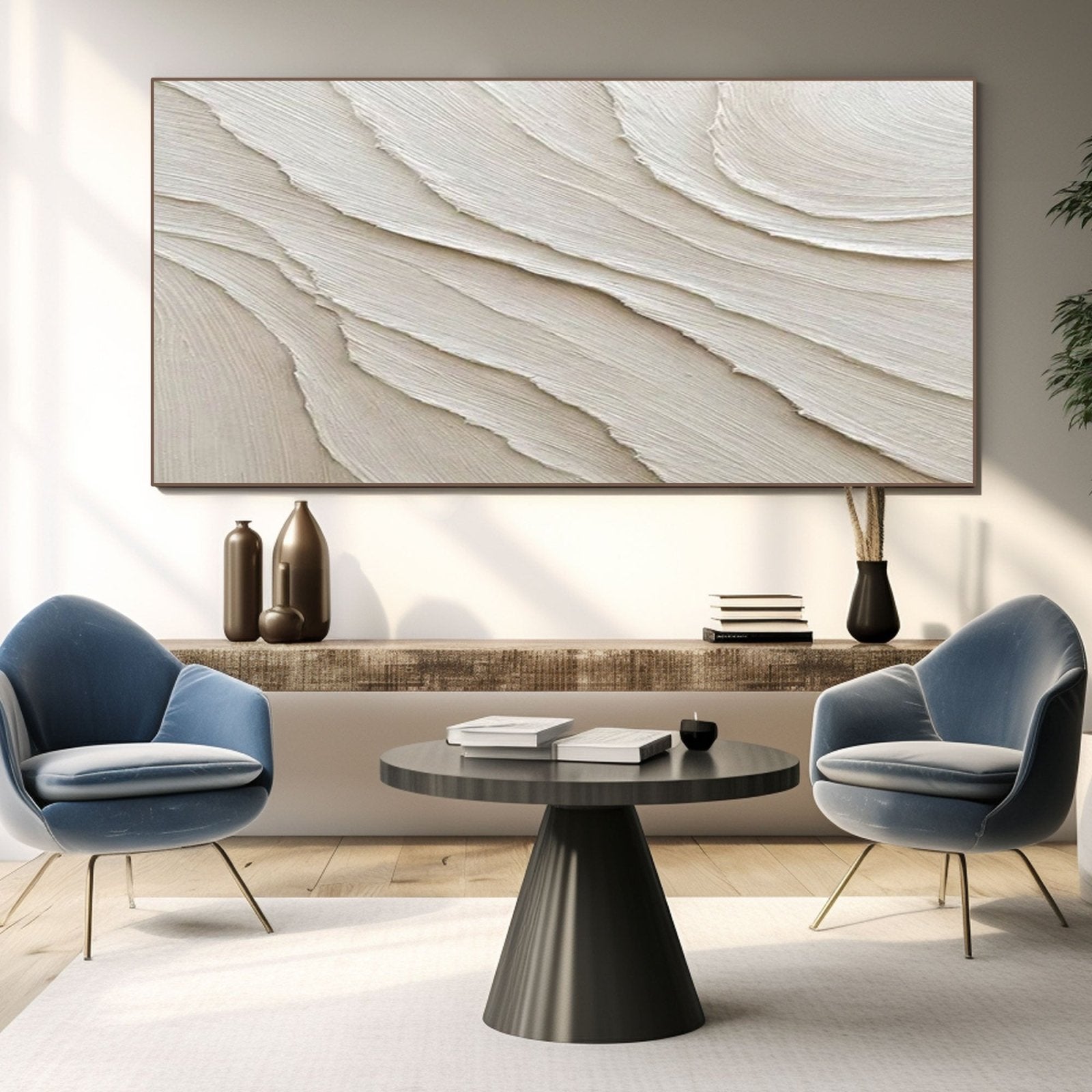 Plaster Painting "Vague"