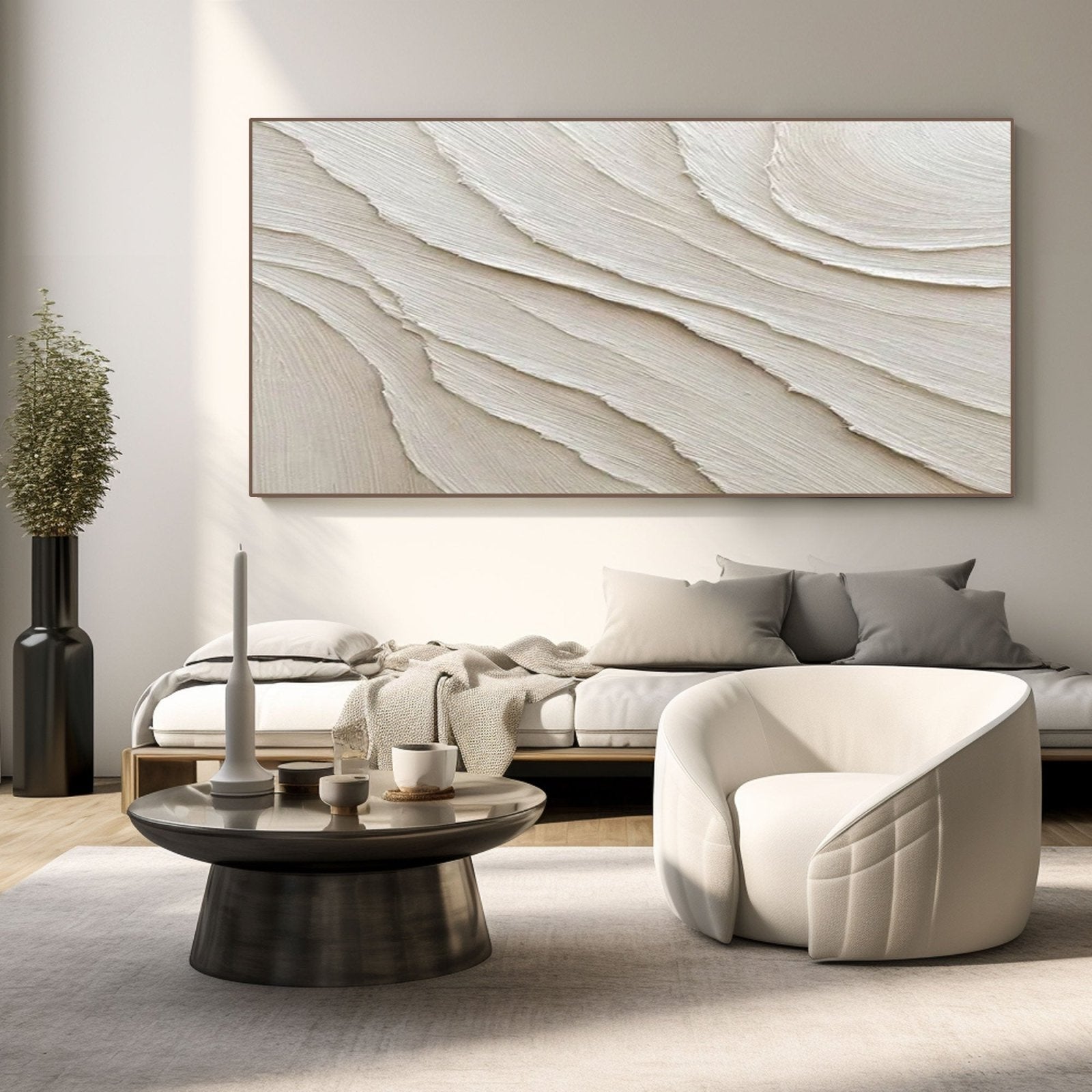 Plaster Painting "Vague"