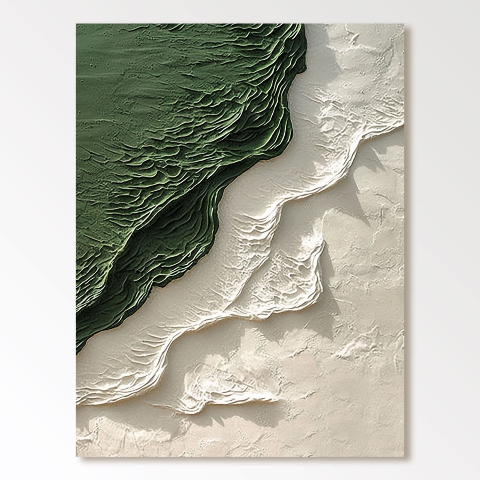 Plaster Painting “Vert"