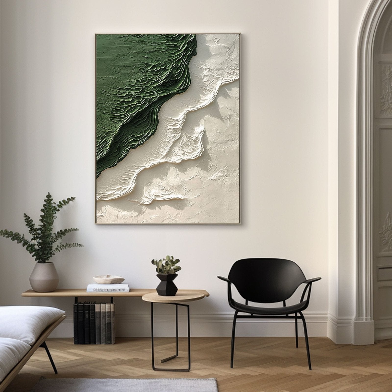 Plaster Painting “Vert"
