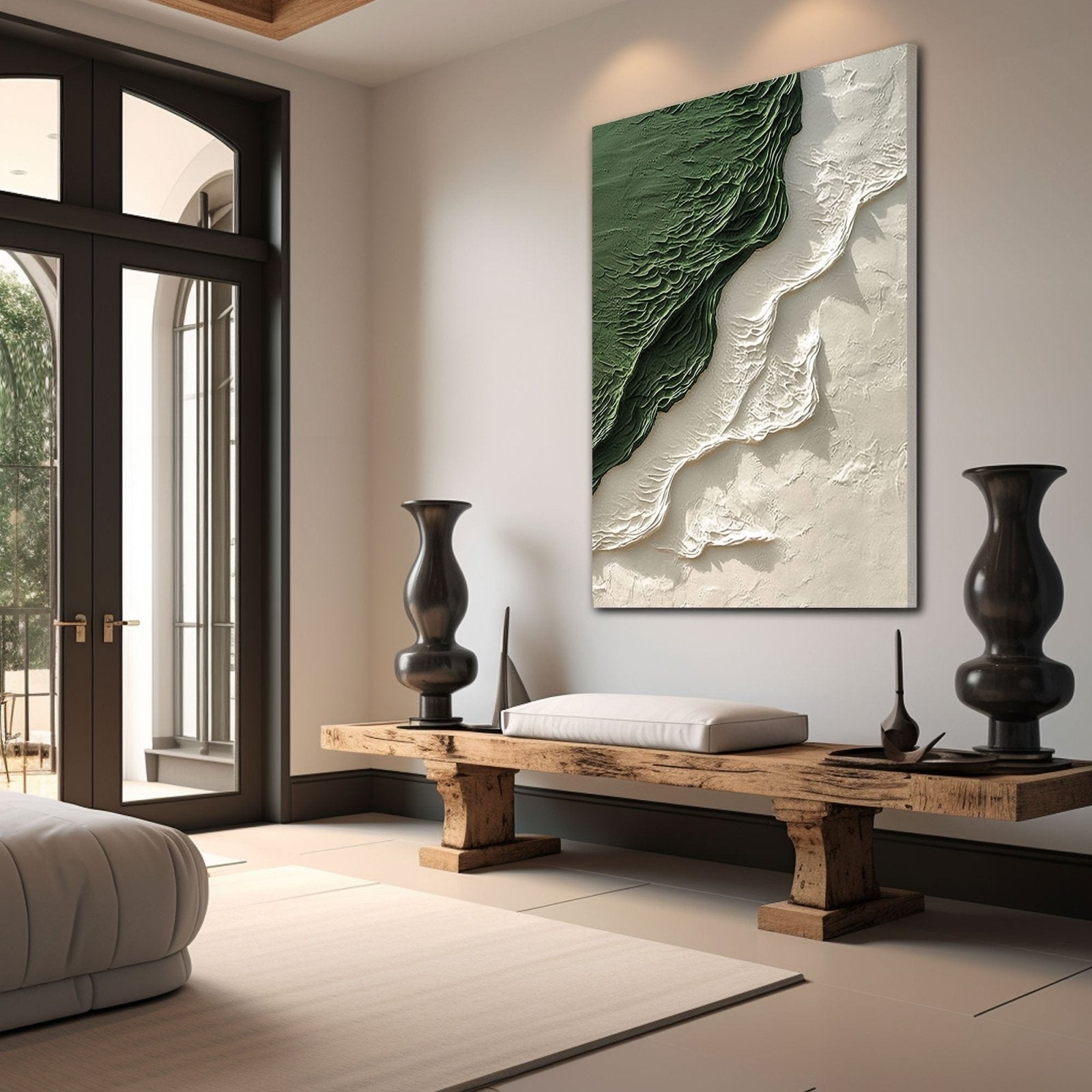 Plaster Painting “Vert"