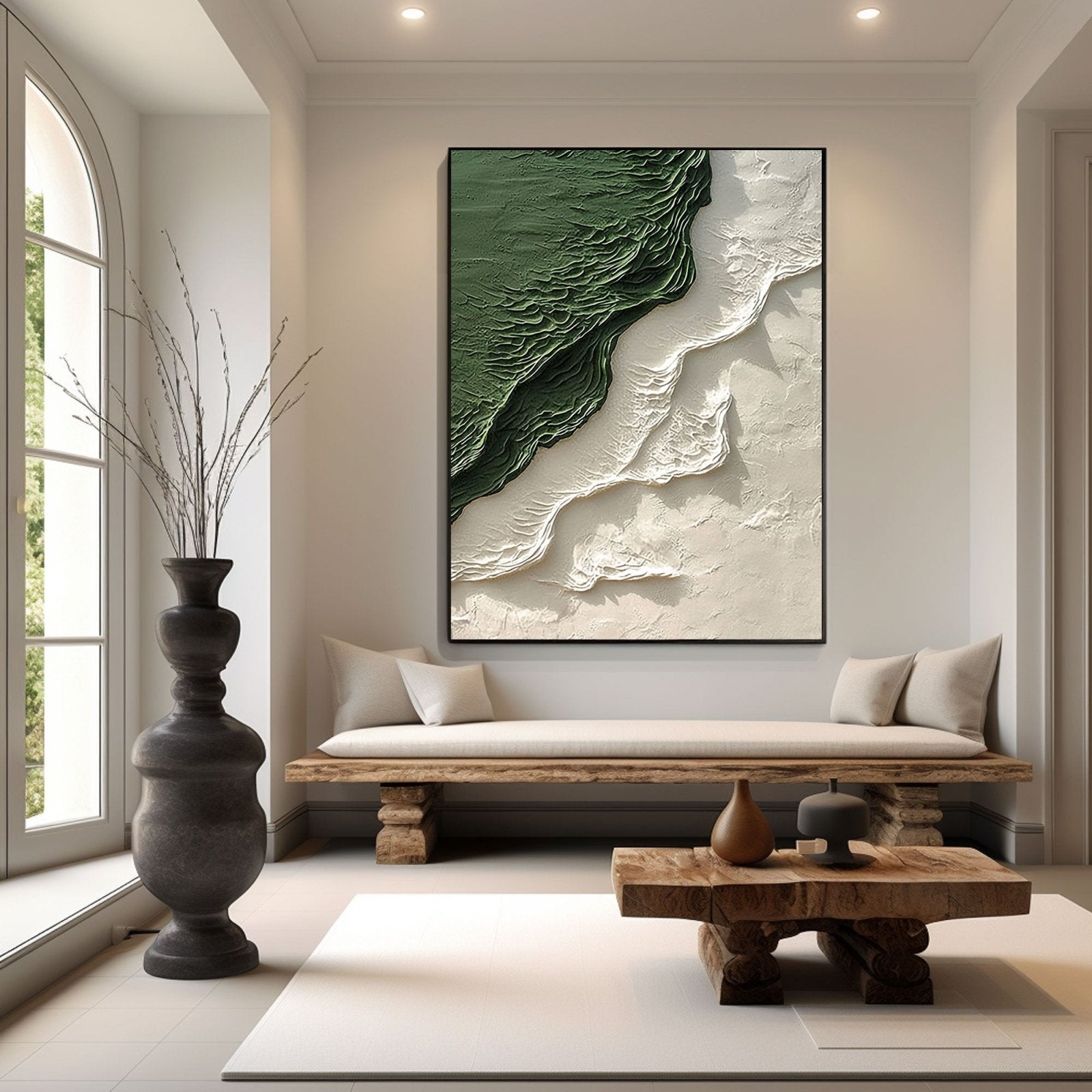 Plaster Painting “Vert"